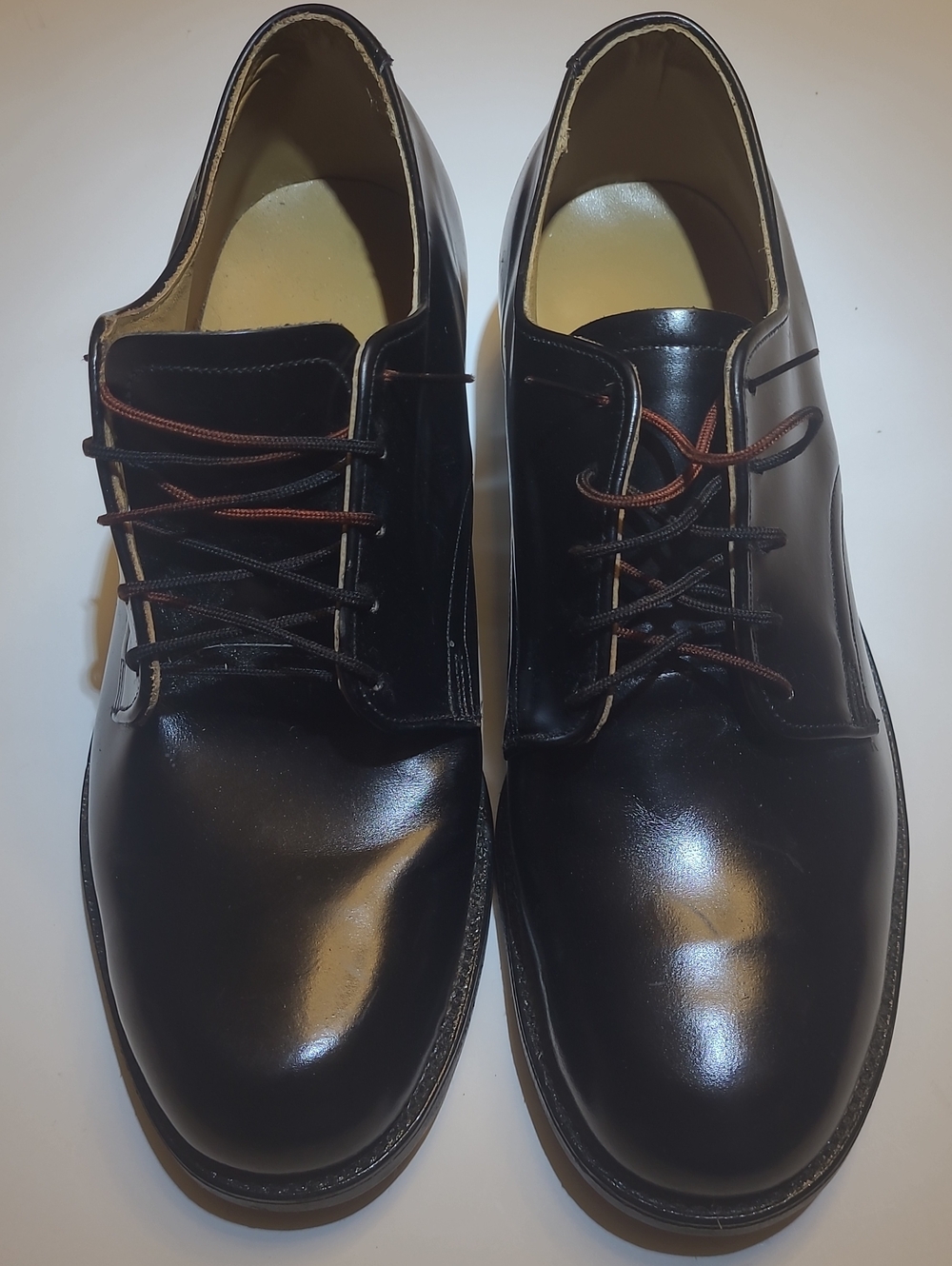 Vintage Genesco Men' Size 8R, Military Service Dress Oxford Shoes